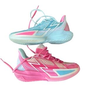 Pink and Blue basketball volleyball shoe